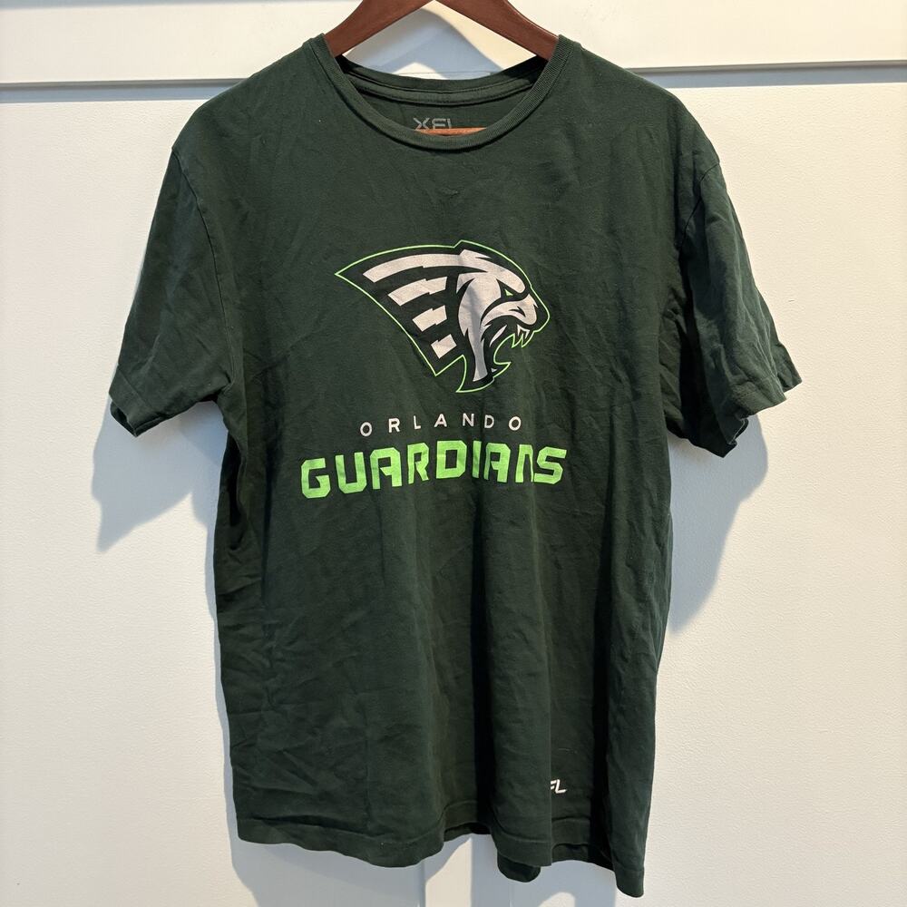 Orlando Guardians Shirt Mens Large Green‎ XFL Football Tee T-Shirt 2023 Fan Top